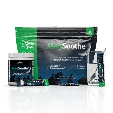 Official MagSoothe jar, packet bag and individual packets